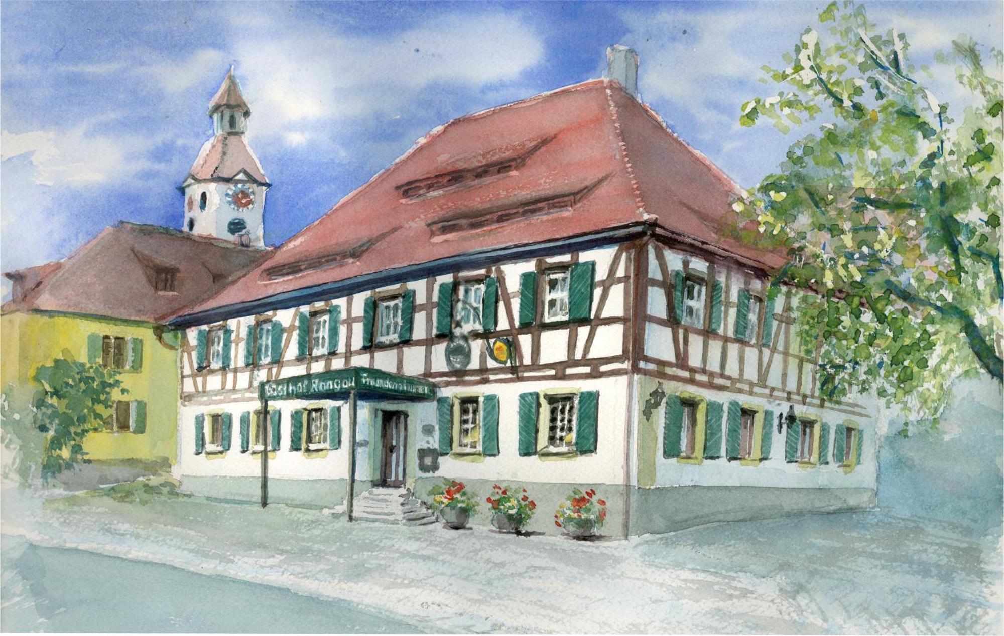 Landhotel Rangau Gasthof & Brennerei Markt Erlbach المظهر الخارجي الصورة
